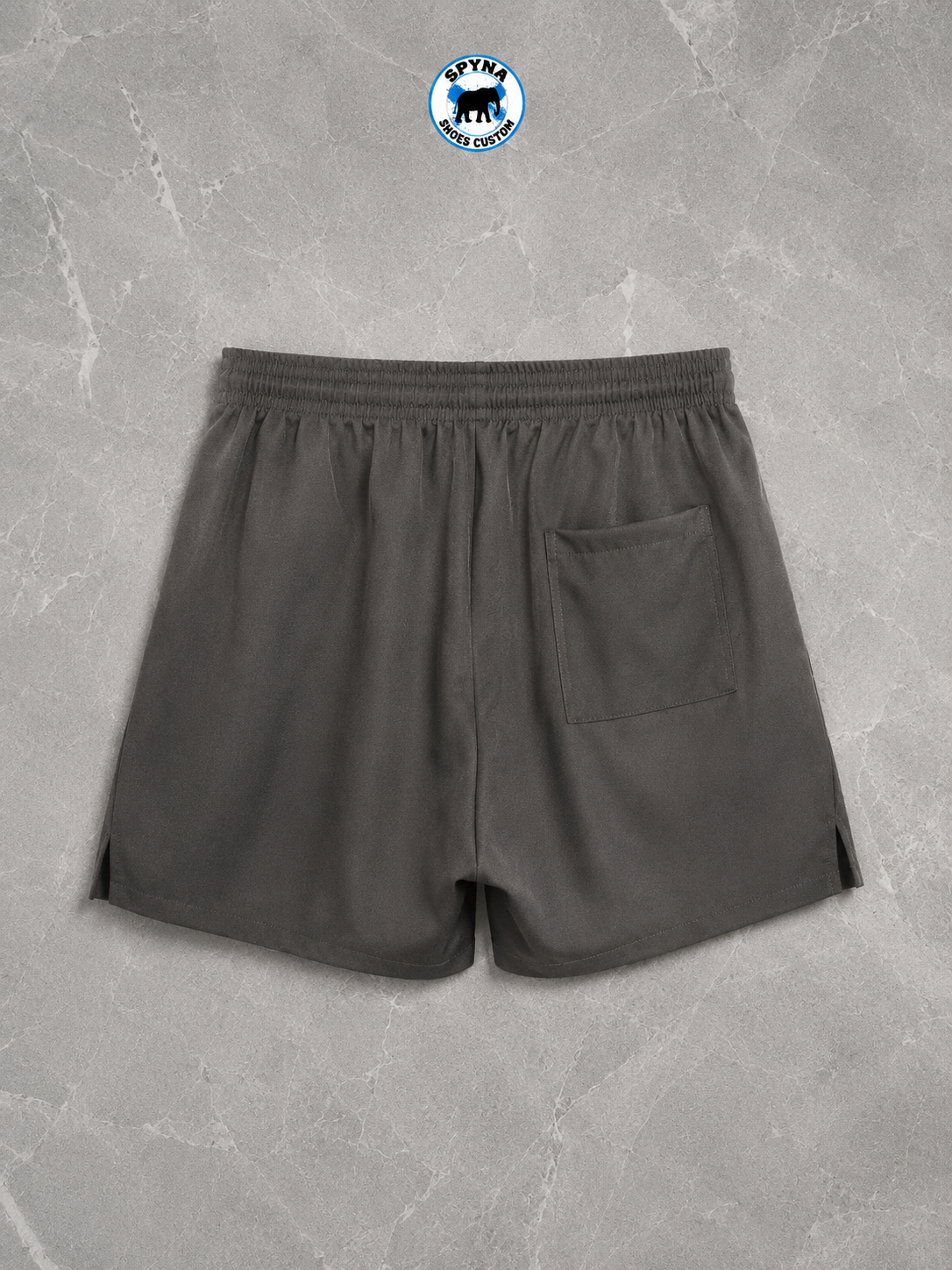 Bermuda Nike Club Flow Athletics 1972 Preto e Cinza Tactel Leve Masculina
