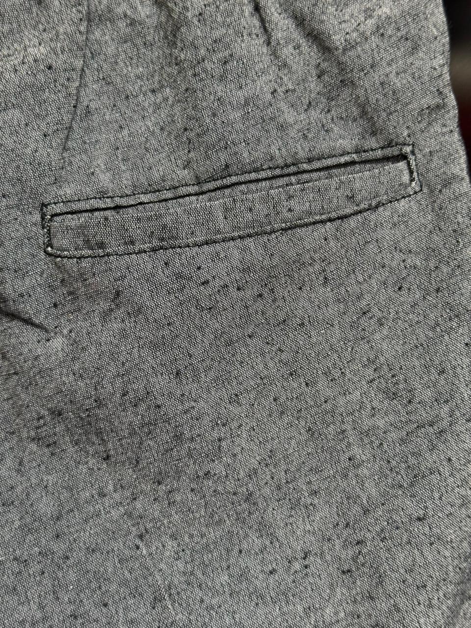 Shorts Mauricinho Sarja Polo Rauph Lauren Cinza Masculino