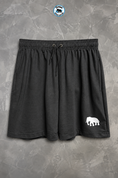 Bermuda Moletinho Preta Spyna - Elefante Masculina