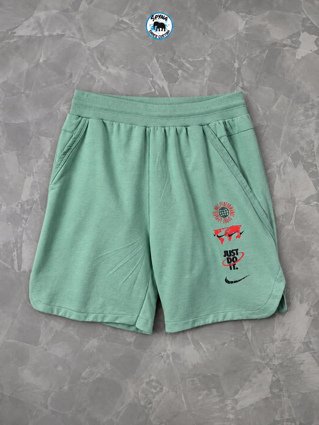 Bermuda Nike Just Do It Verde Menta Masculina Casual Esportiva Streetwear