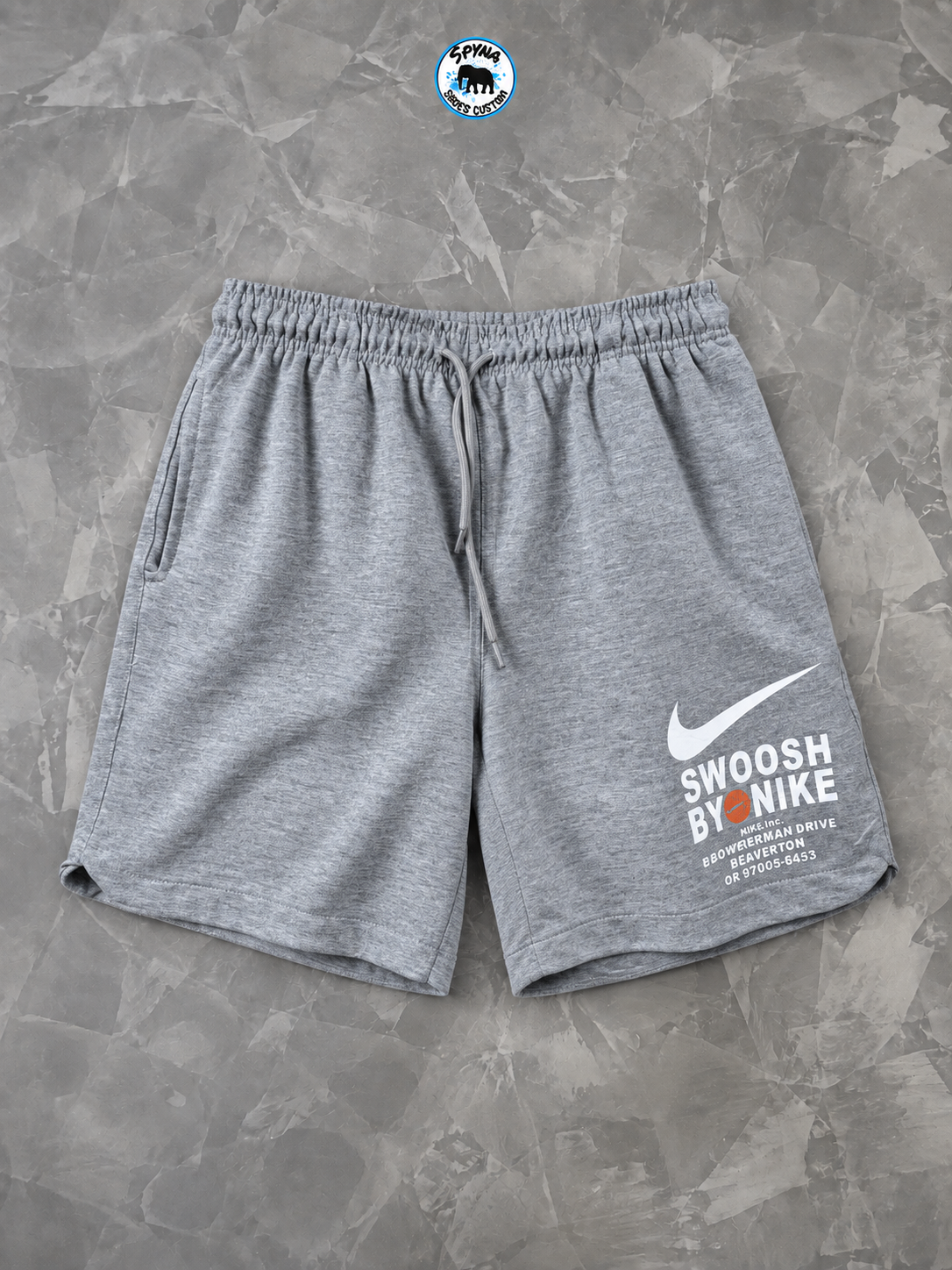 Bermuda Nike Swoosh By Nike Preta Masculina Casual Esportiva