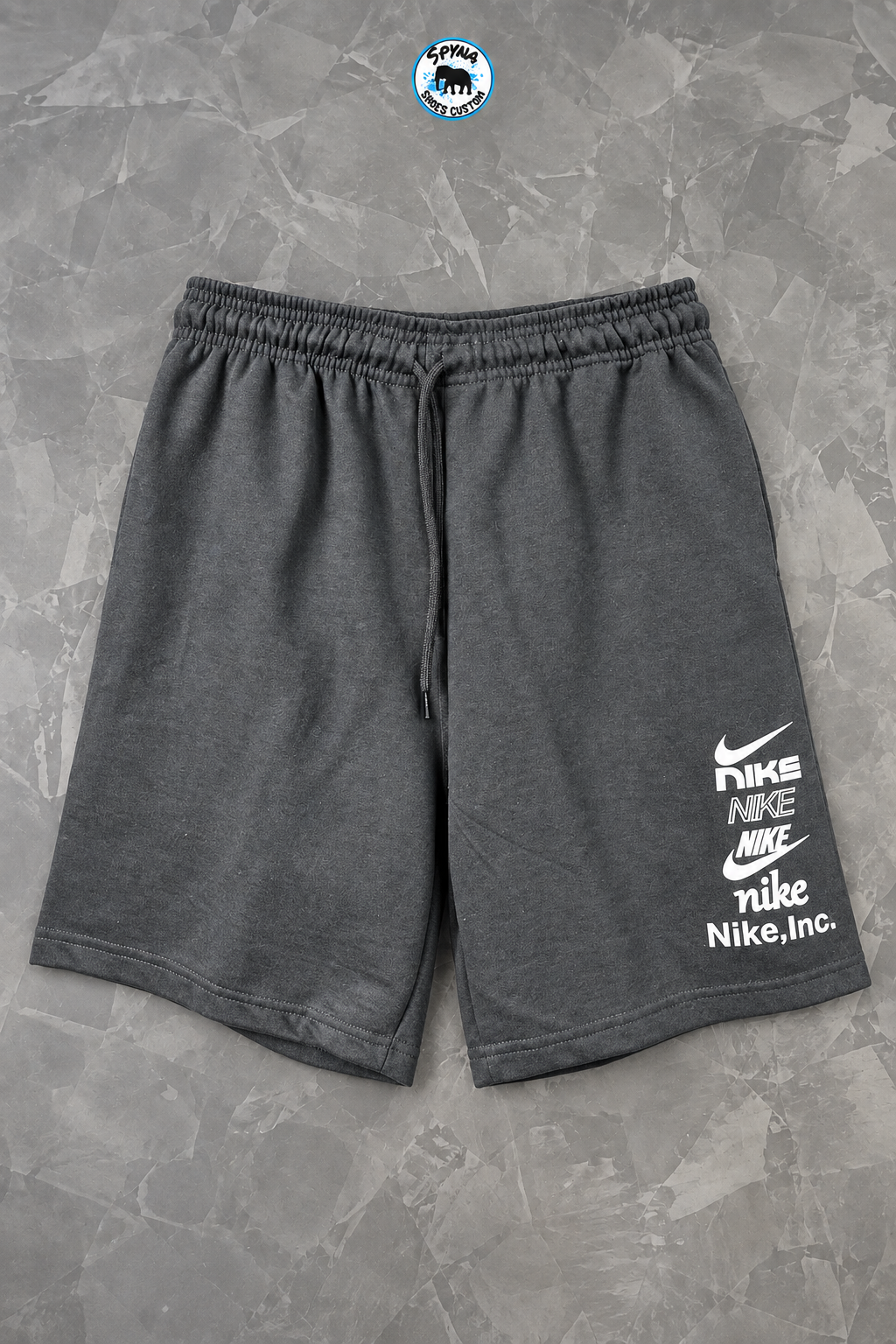 Bermuda Nike Swoosh Branca Masculina Casual Streetwear