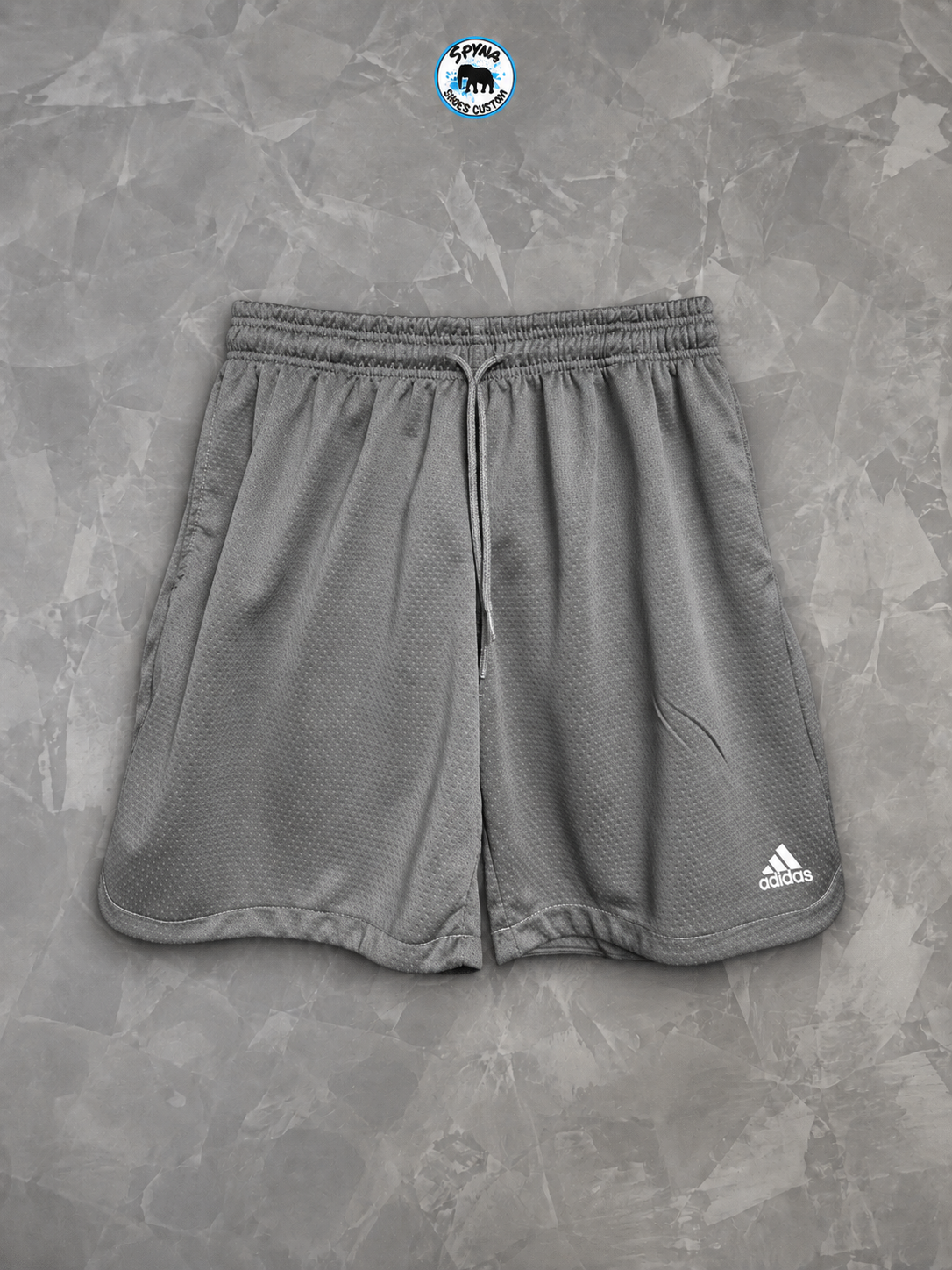 Shorts Adidas Cinza Dry Fit Esportiva Padrão Site
