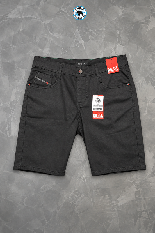 Bermuda Jeans Preta Diesel 100% Original Masculina