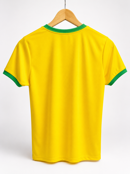Camisa Brasil Amarela Diadora Feminina