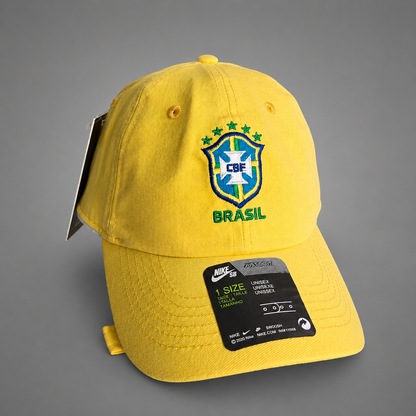 Boné Aba Curva Ajustável Seleção Brasileira