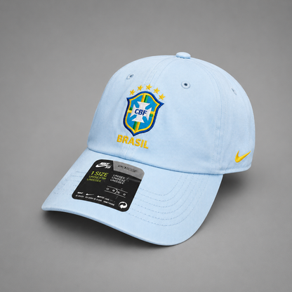 Boné Aba Curva Ajustável Seleção Brasileira