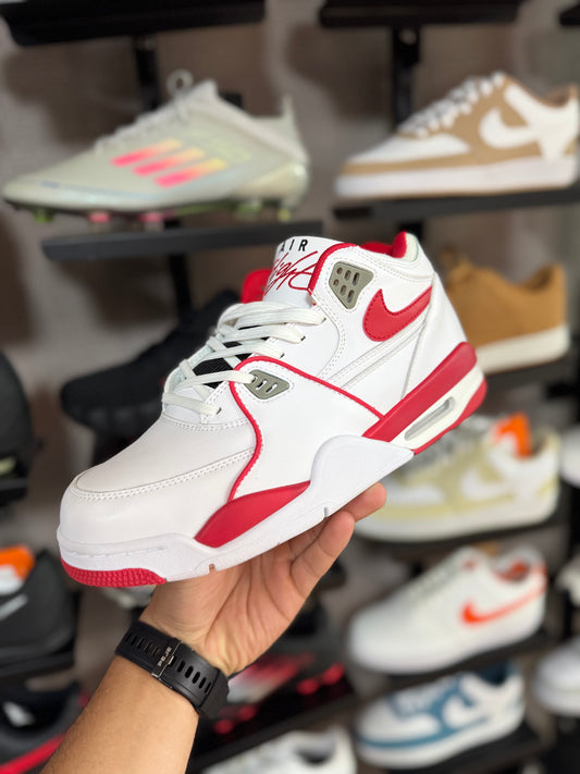 Tênis Nike Air Flight 89 White Red Masculino