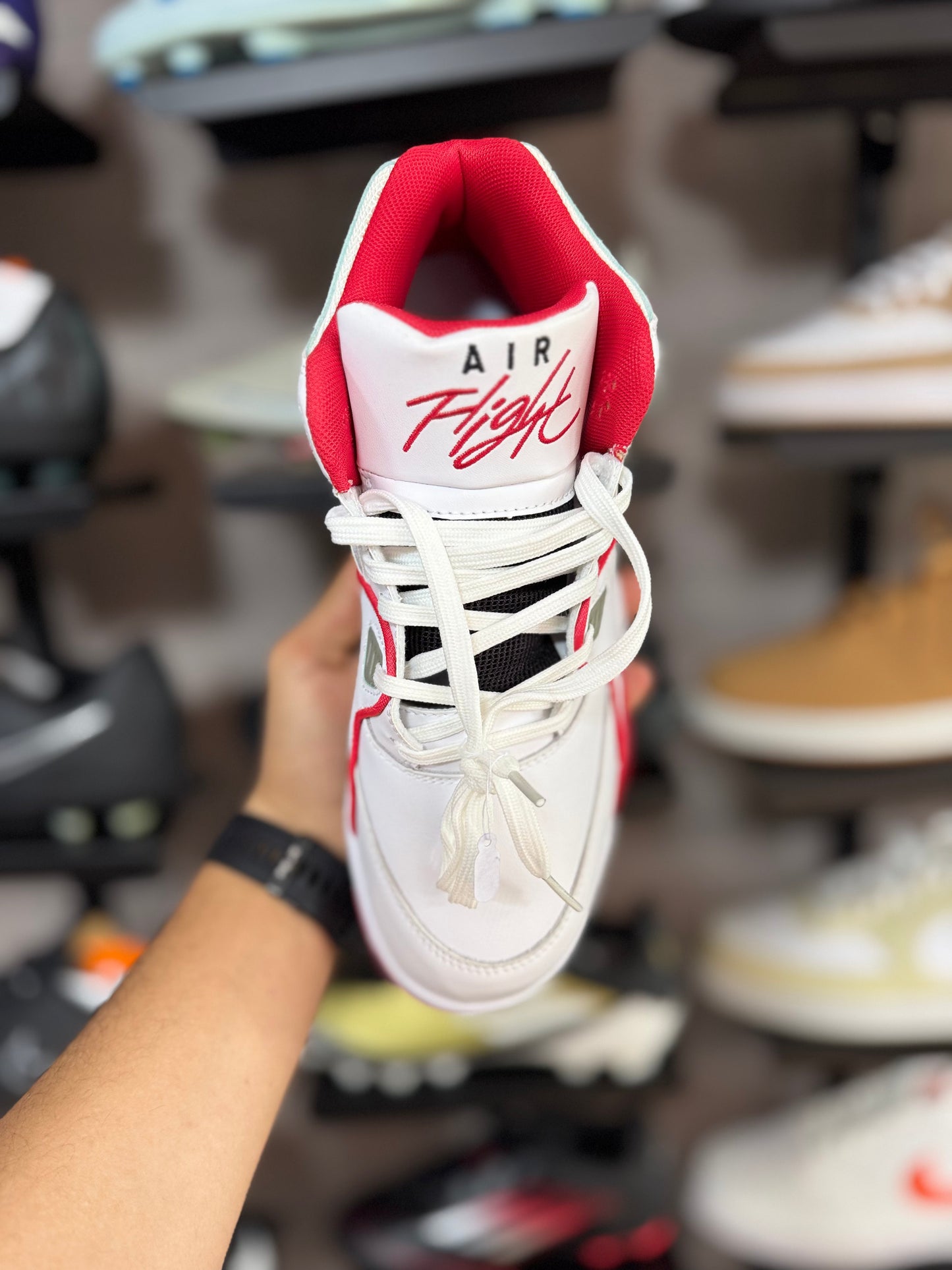 Tênis Nike Air Flight 89 White Red Masculino