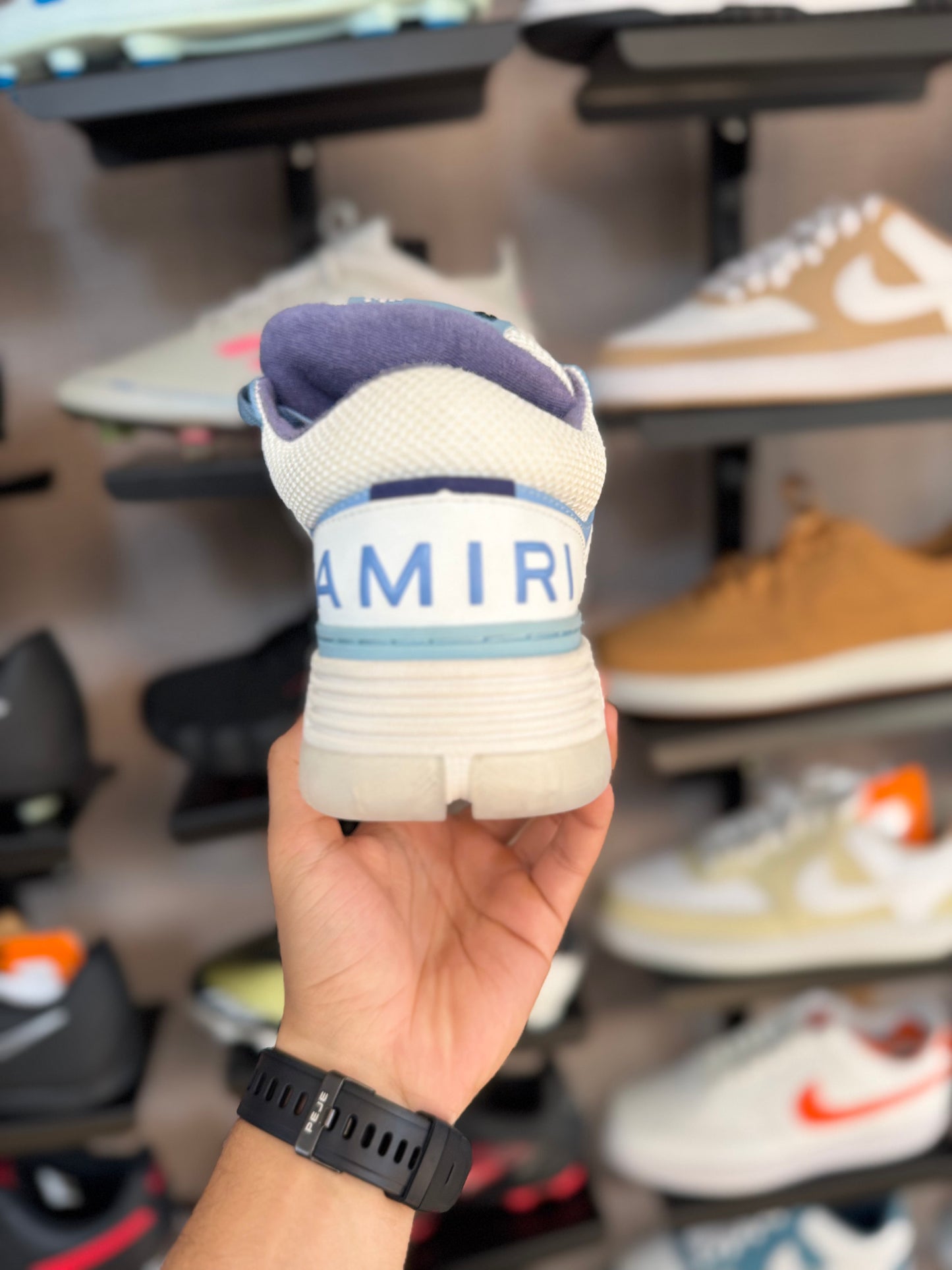 AMIRI - Tênis MA-1 Crystal Alabaster Blue