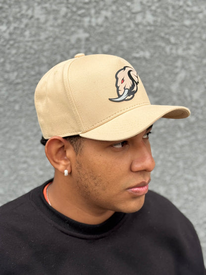 Boné Bege Snapback Elefante Spyna