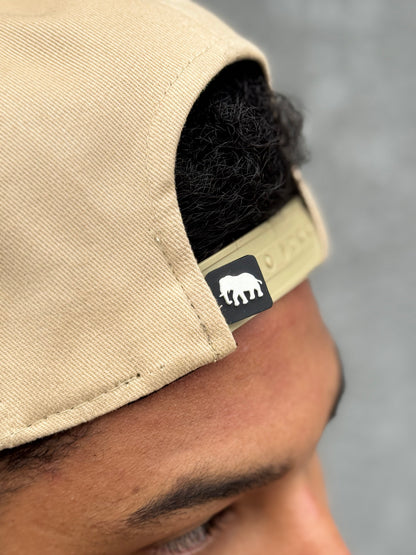 Boné Bege Snapback Elefante Spyna