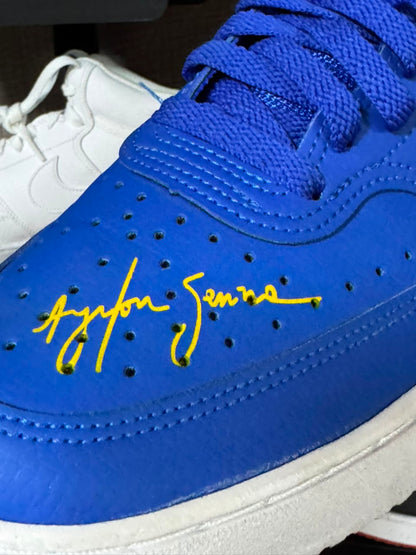 Tênis Nike Court Vision Ayrton Senna Customizado