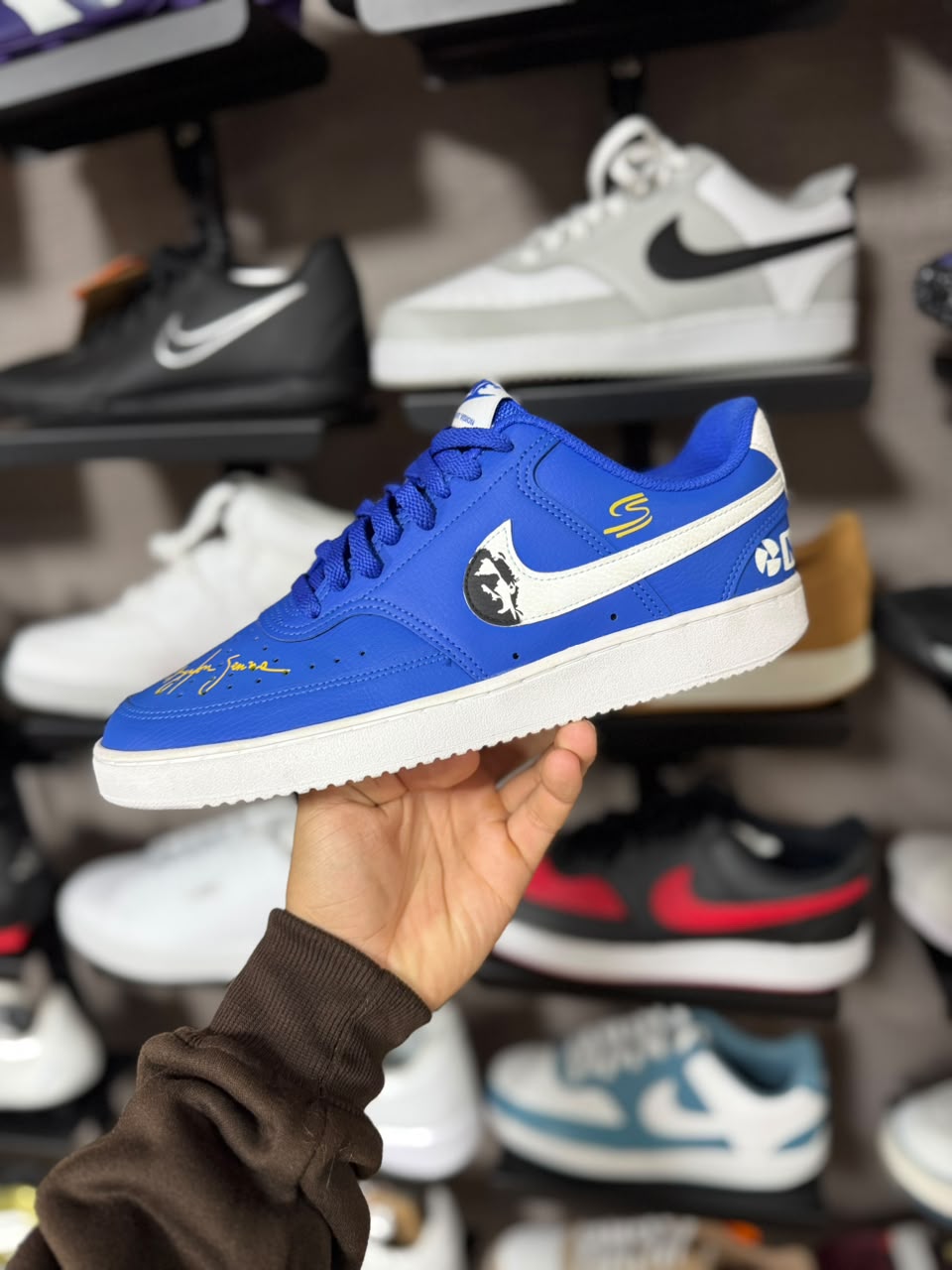Tênis Nike Court Vision Ayrton Senna Customizado