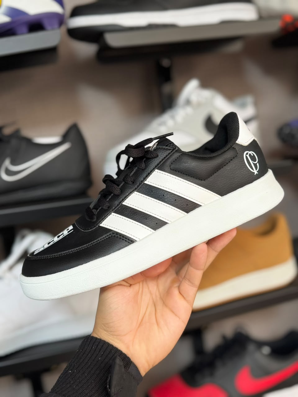 Tenis Adidas Grand Court Corinthians Preto