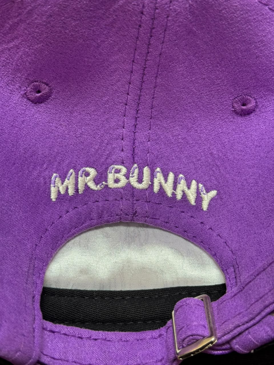 Boné Camurça Snapback Mr Bunny Roxo Masculino Original