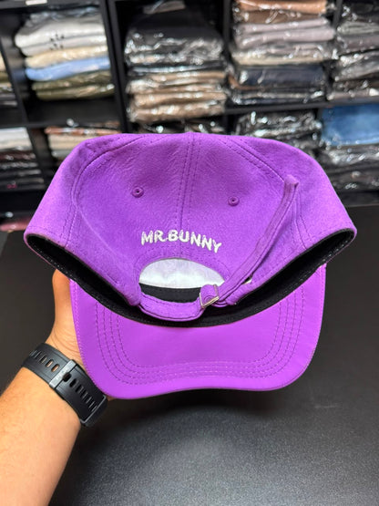 Boné Camurça Snapback Mr Bunny Roxo Masculino Original