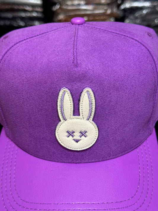 Boné Camurça Snapback Mr Bunny Roxo Masculino Original