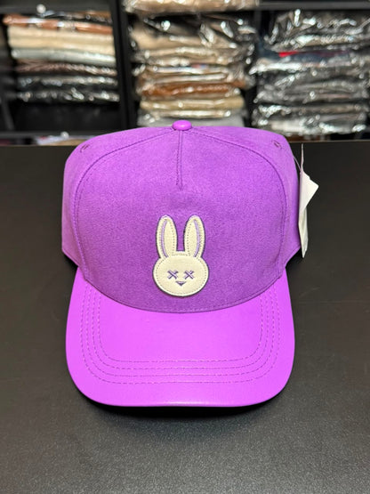 Boné Camurça Snapback Mr Bunny Roxo Masculino Original