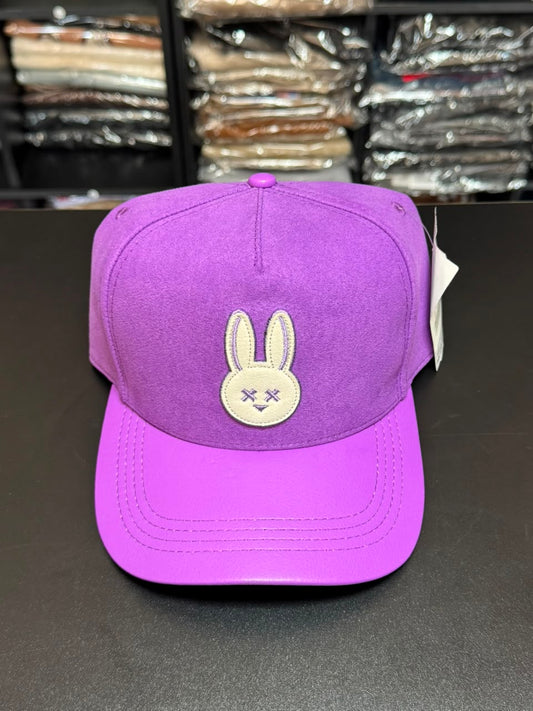 Boné Camurça Snapback Mr Bunny Roxo Masculino Original