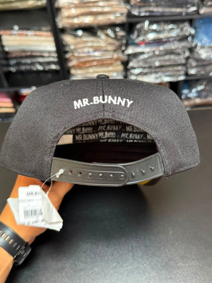 Boné Snapback Mr Bunny Preto Masculino Original