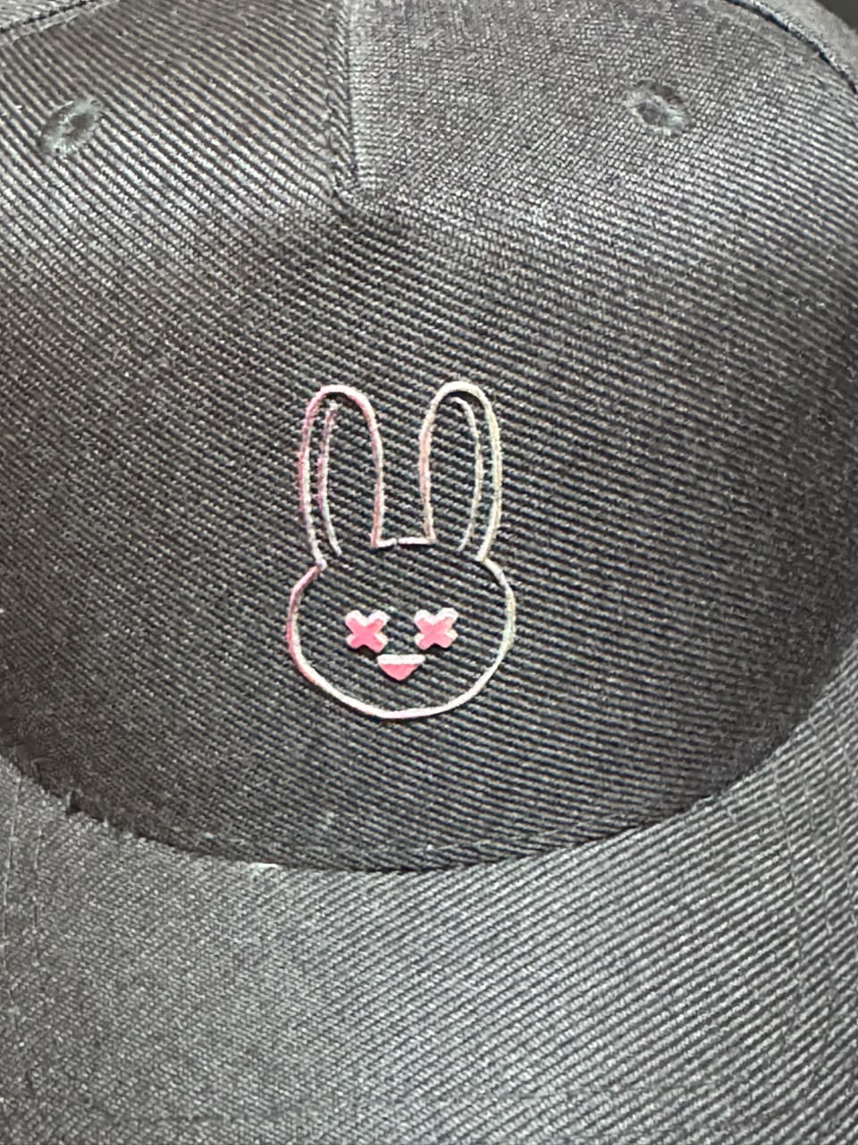 Boné Snapback Mr Bunny Preto Masculino Original