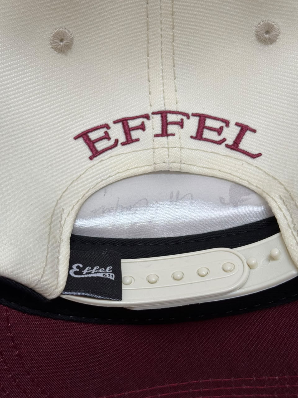 Boné Snapback Effel Culture Branco Off Masculino Original