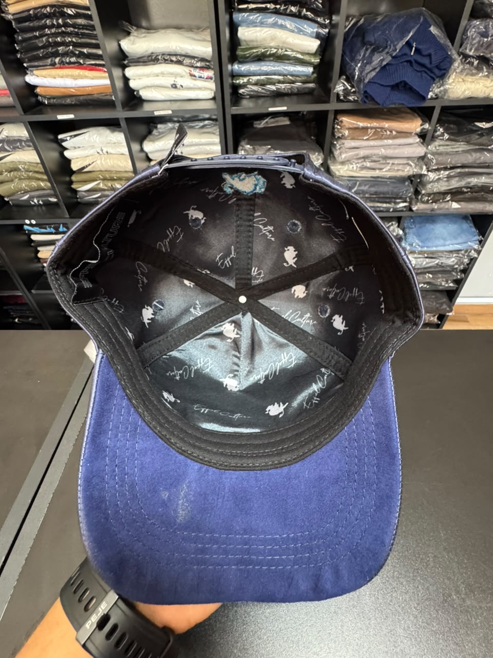Boné Snapback Effel Culture Azul Sintético Masculino Original