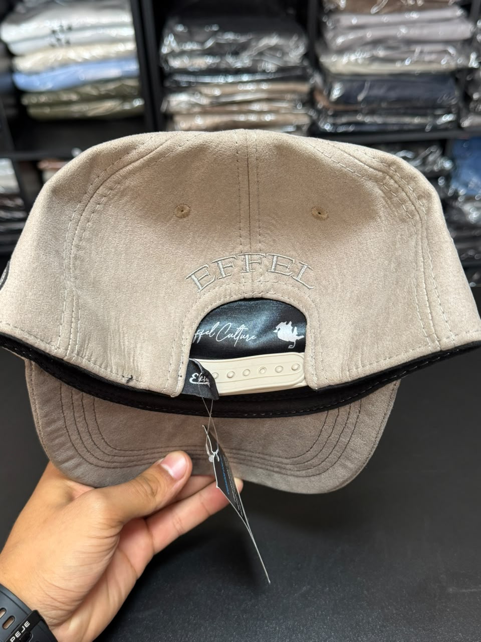 Boné Snapback Effel Culture Marrom Masculino Original
