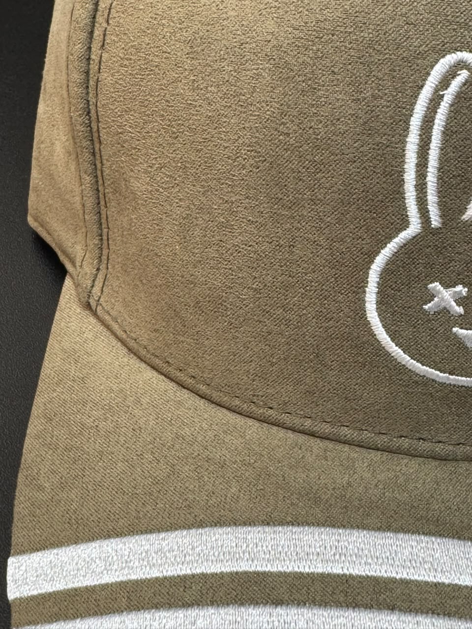 Boné Snapback Mr Bunny Camurça Verde Oliva Masculino Original