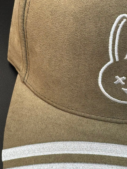 Boné Snapback Mr Bunny Camurça Verde Oliva Masculino Original
