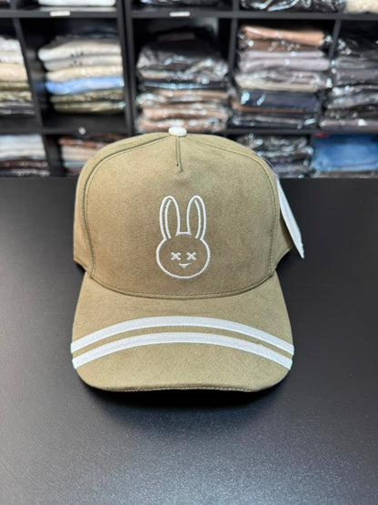 Boné Snapback Mr Bunny Camurça Verde Oliva Masculino Original