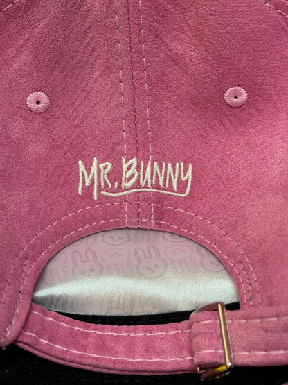 Boné Snapback Mr Bunny Camurça Rosa Masculino Original