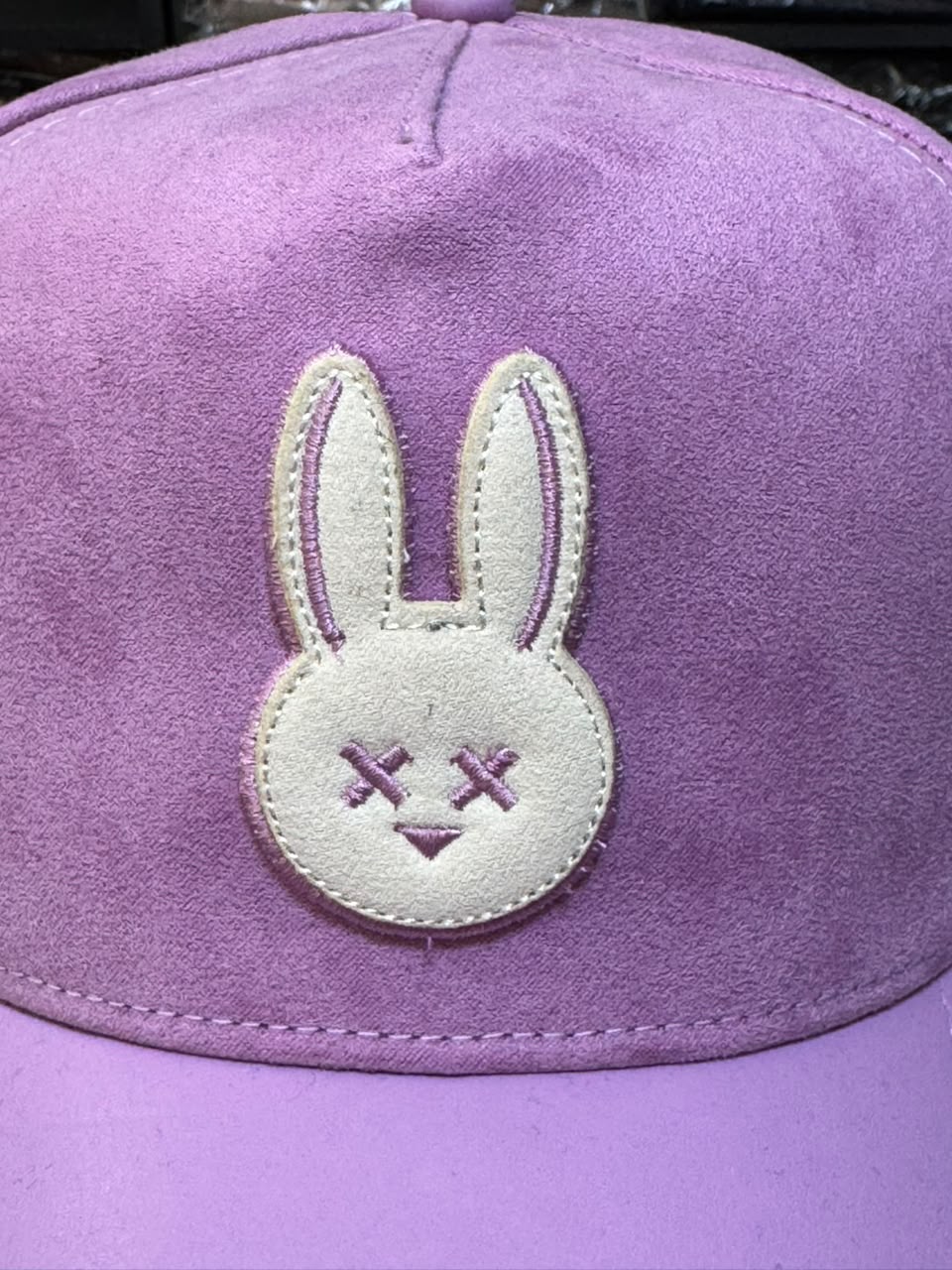 Boné Snapback Mr Bunny Camurça Roxo Masculino Original