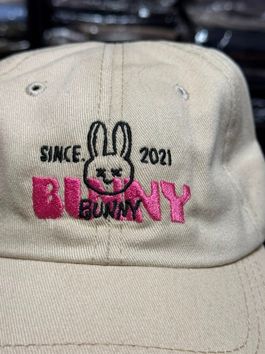 Boné Mr Bunny Dad Hat Bege Pink Unissex Original