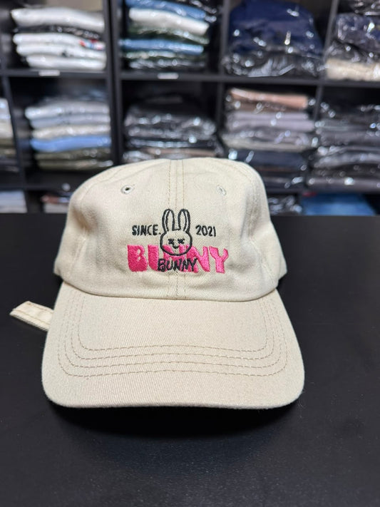 Boné Mr Bunny Dad Hat Bege Pink Unissex Original