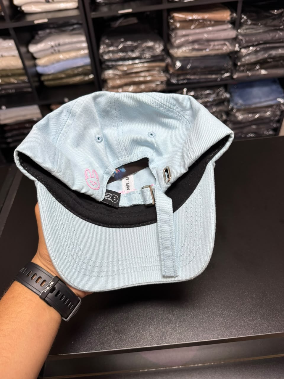 Boné Mr Bunny Dad Hat Azul Claro Unissex Original