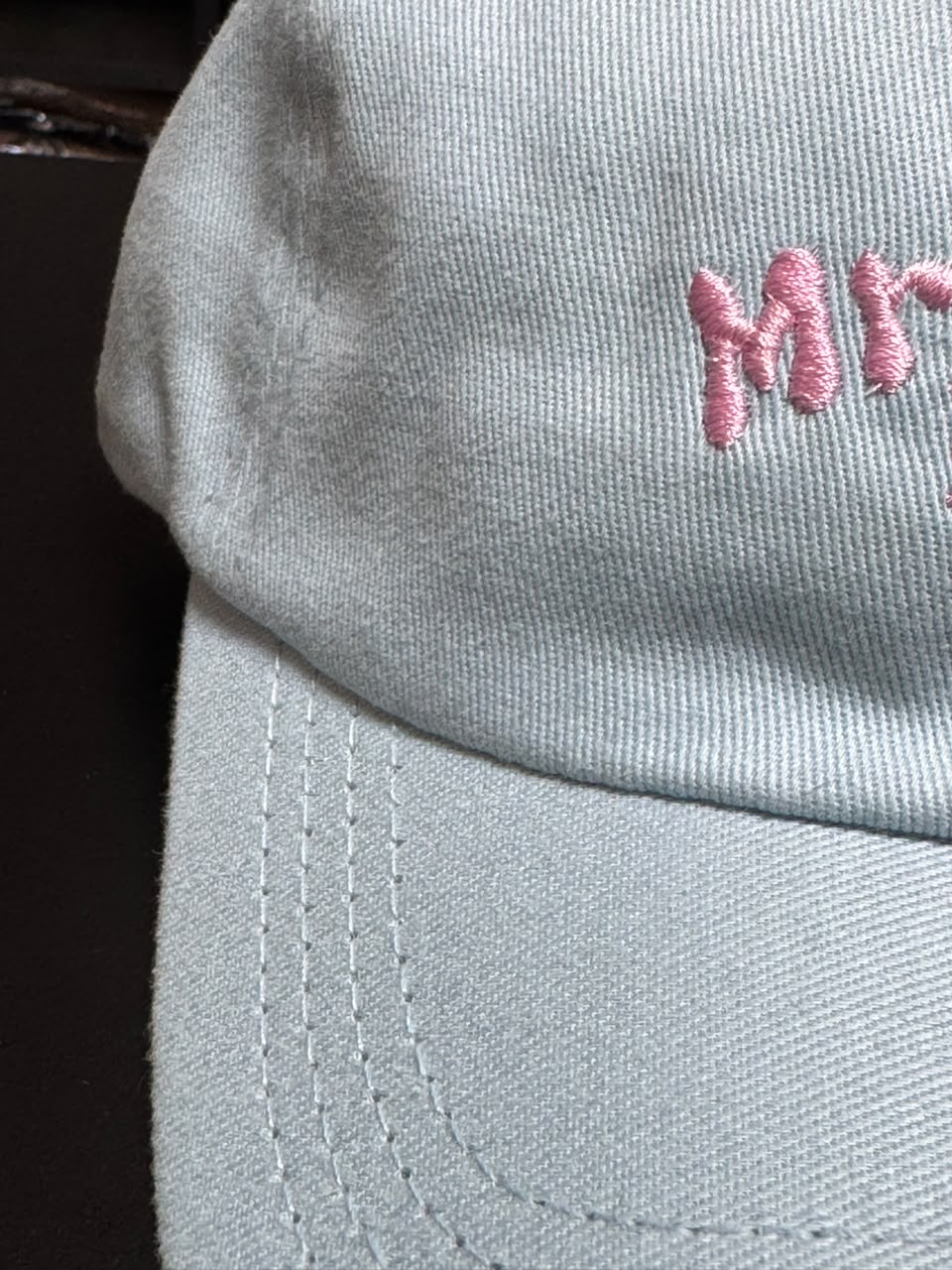 Boné Mr Bunny Dad Hat Azul Claro Unissex Original