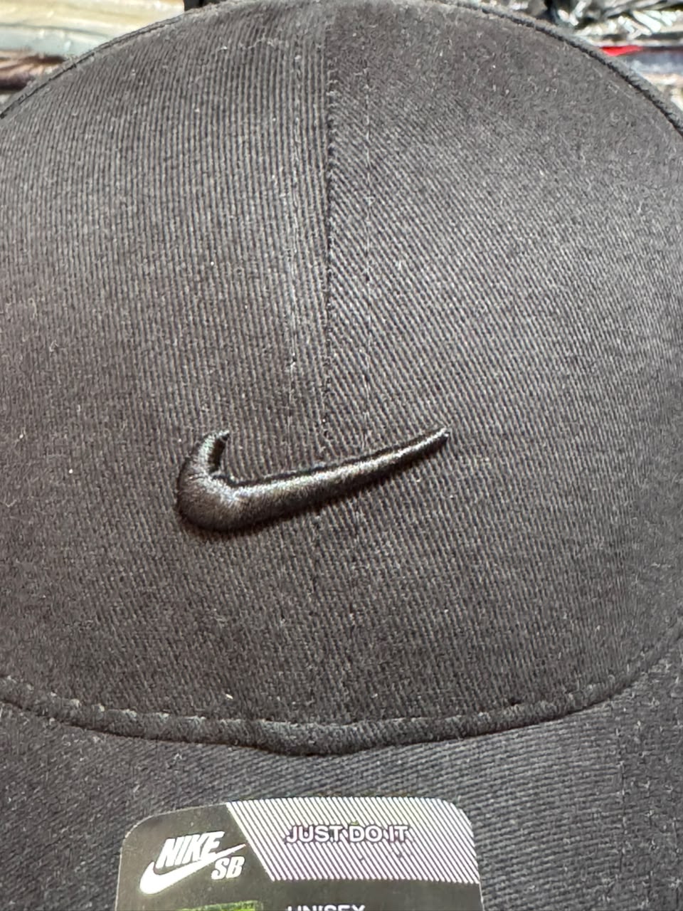 Boné Nike Club Court Dad Hat Fivela Preto Masculino