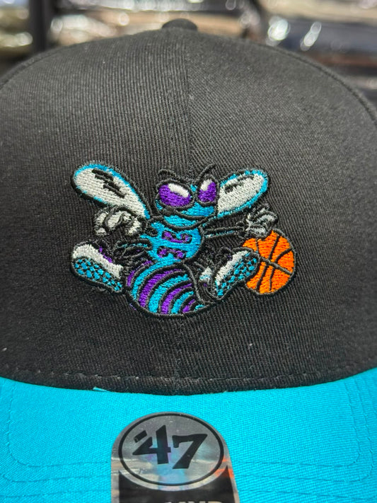 Boné 47 Brand MVP Charlotte Hornets Azul Turquesa Masculino
