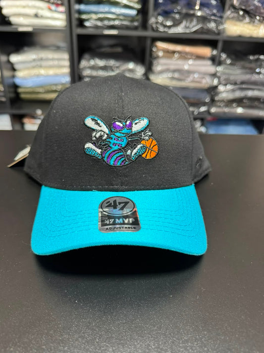 Boné 47 Brand MVP Charlotte Hornets Azul Turquesa Masculino