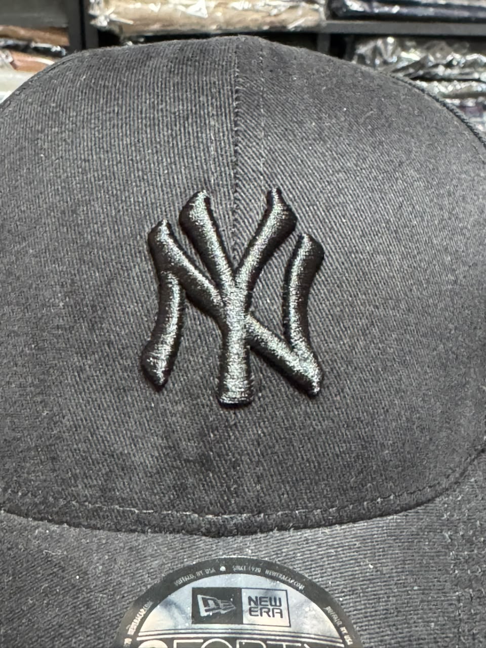 Boné New Era 9Forty Yankees Preto Unissex