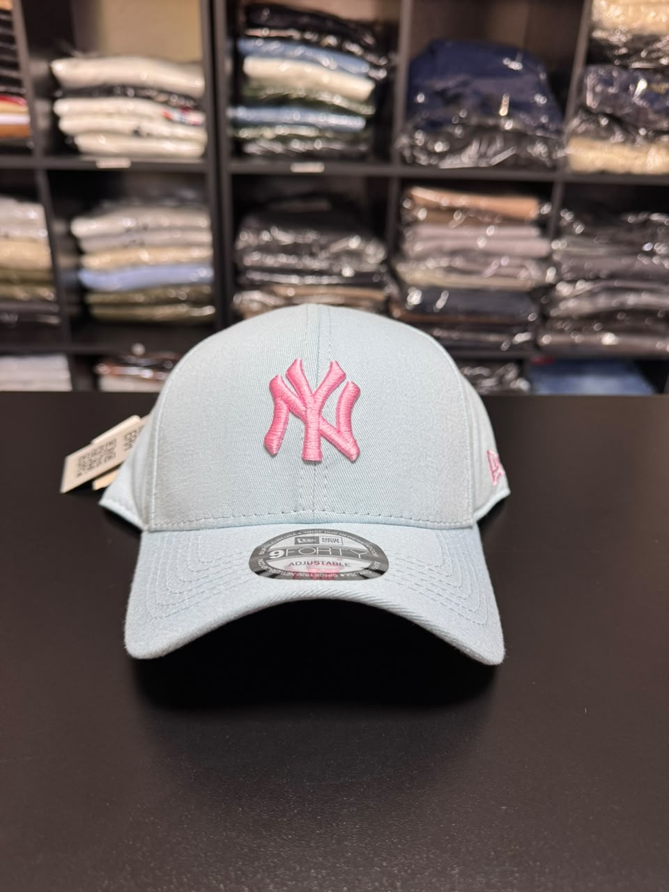 Boné New Era 9Forty Yankees Azul e Rosa Unissex