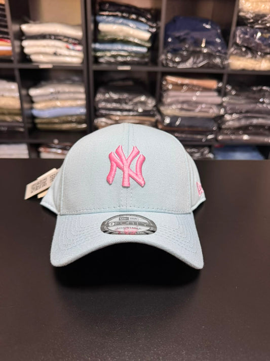 Boné New Era 9Forty Yankees Azul e Rosa Unissex