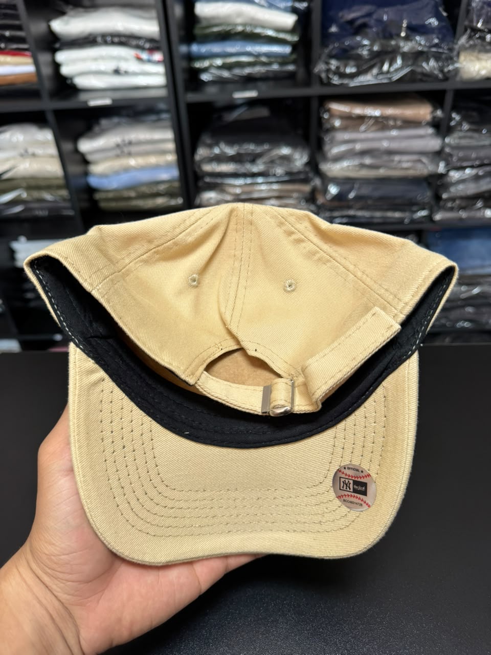 Bonés New Era 9FORTY New York Yankees Bege/Areia Unissex