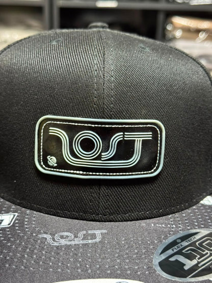 Boné Lost MCD Golden Snapback Preto Masculino
