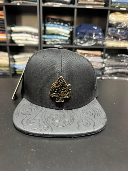 Boné Lost MCD Golden Customizado Snapback Preto Masculino