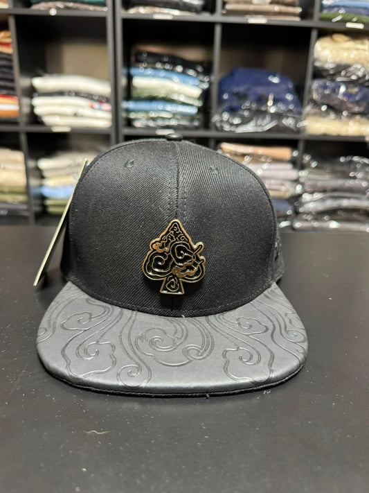 Boné Lost MCD Golden Customizado Snapback Preto Masculino