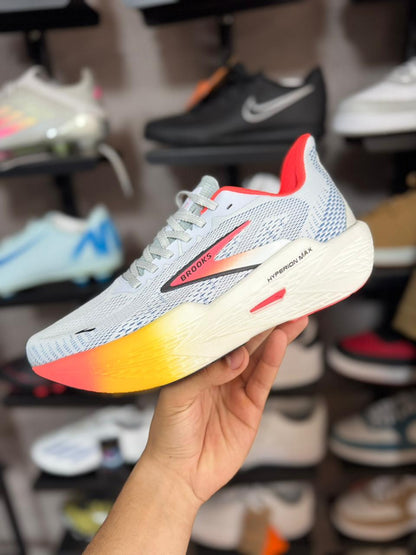 Tênis Brooks Hyperion Max 2 Branco Masculino