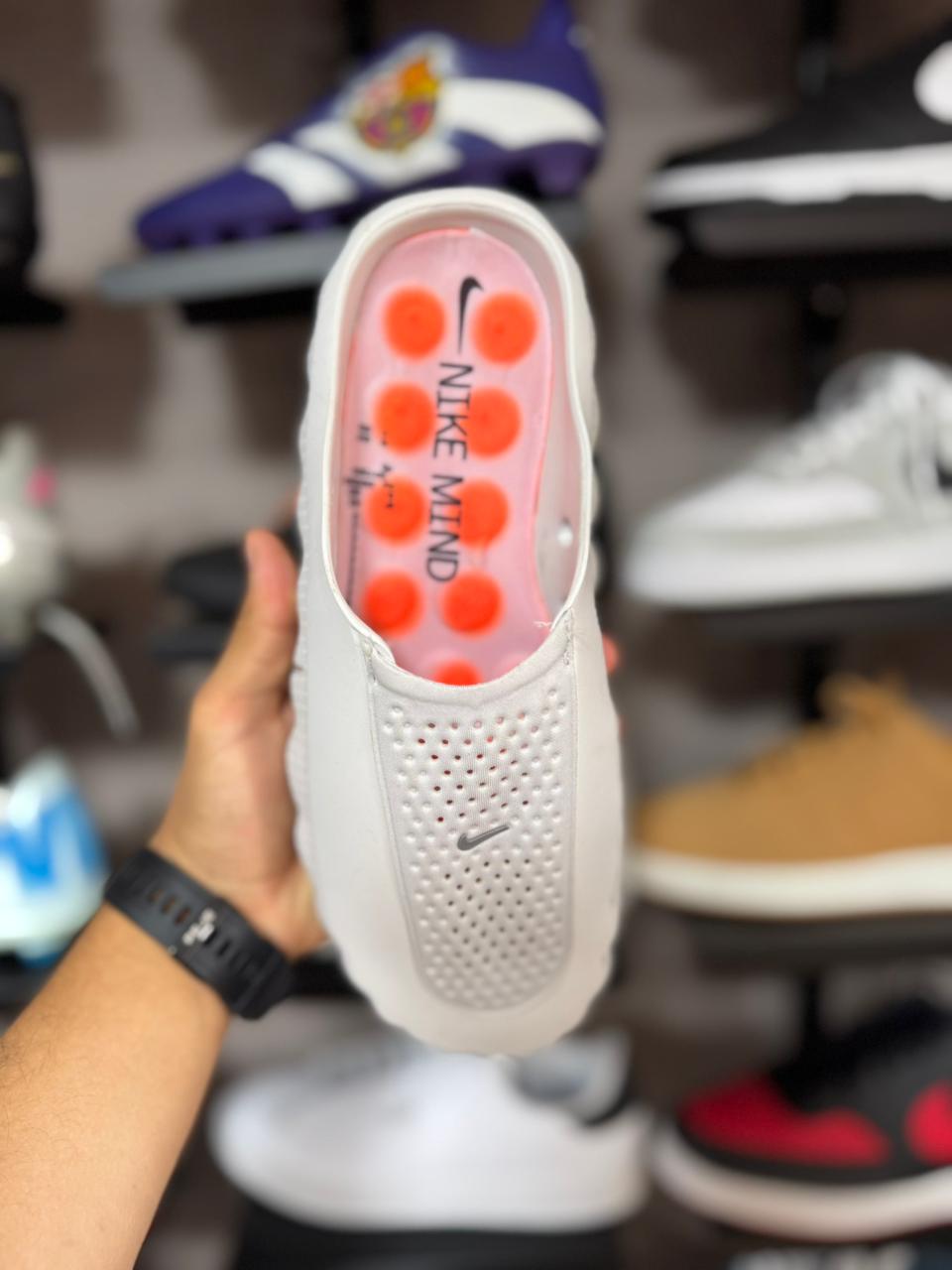 Chinelo Slide Nike Mind 001 Summit White Masculino